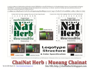 Site URL:http://chainatherb.blogspot.comโดย ผศ.ประชิด ทิณบุตร URL : http://chainatbrand.blogspot.com
 