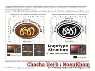 Site URL:http://chachaherb.blogspot.comโดย ผศ.ประชิด ทิณบุตร URL : http://chainatbrand.blogspot.com
 