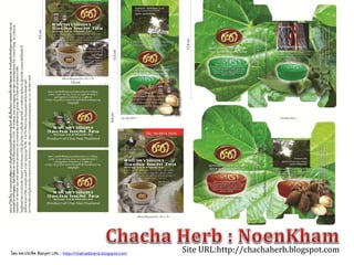 Site URL:http://chachaherb.blogspot.comโดย ผศ.ประชิด ทิณบุตร URL : http://chainatbrand.blogspot.com
 