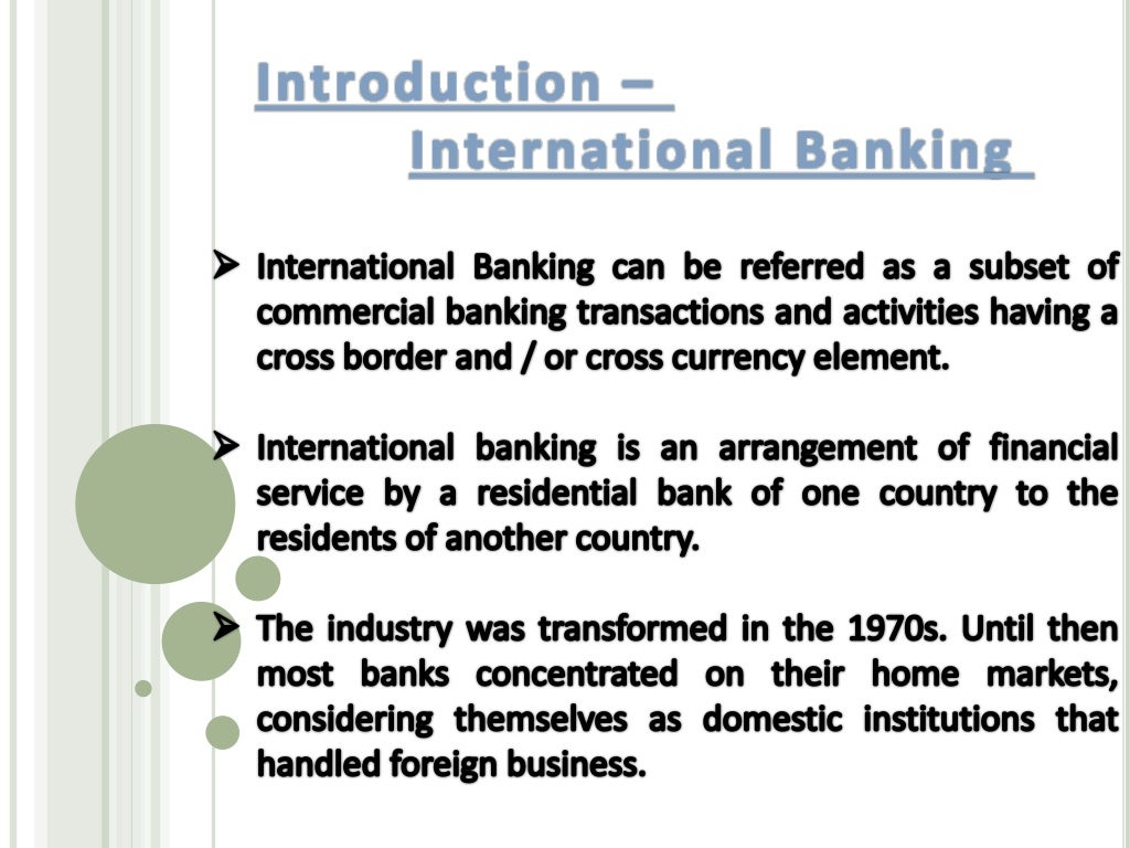 International Banking