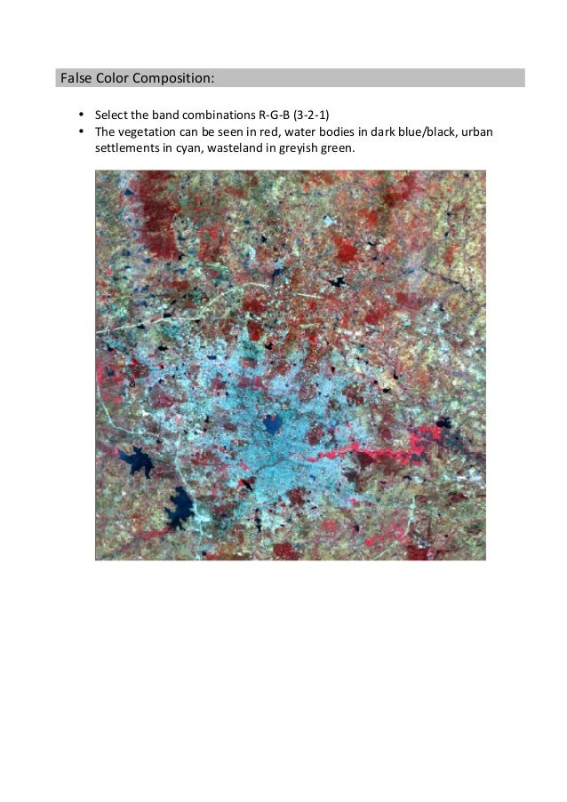 Hyderabad Liss Iii Image Interpretation Using Erdas Imagine