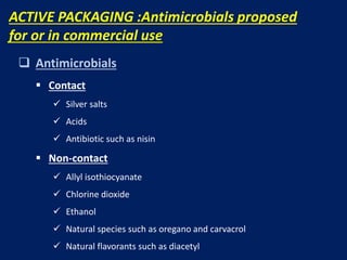 Packaging for non thermal processed food | PPTX