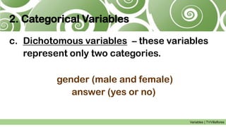 Prac Research 2 Variables Tvv