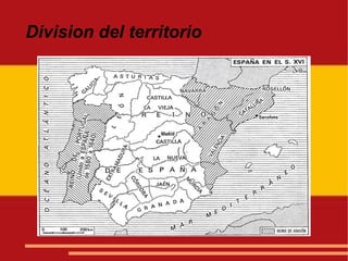 Division del territorio
 
