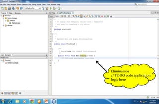 Eliminamos
// TODO code application
logic here
4