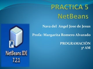 Nava del Angel Jose de Jesus
Profa: Margarita Romero Alvarado
PROGRAMACIÒN
3ª AM
 