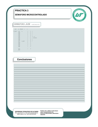 Semáforo Microcontrolado