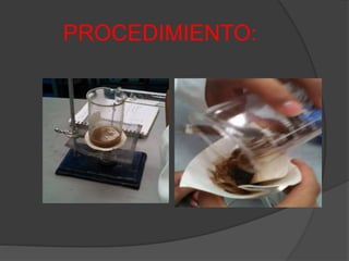 PROCEDIMIENTO:
 