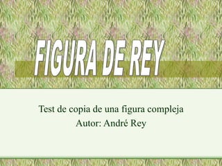 Test de copia de una figura compleja
Autor: André Rey
 