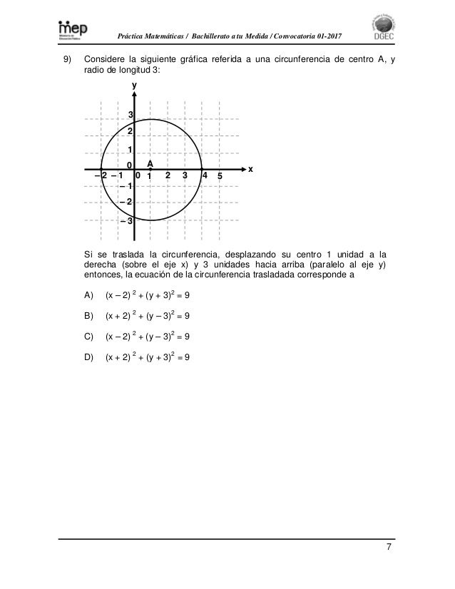 Practica Matematicas Bachillerato A Tu Medida 01 17 Practica Matematicas Bachillerato A Tu Medida 01 17