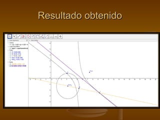 Resultado obtenidoResultado obtenido
 