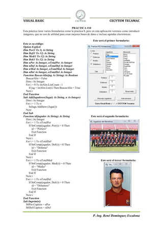 Practicas Visual Basic 6.0 | PDF