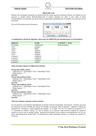 Practicas Visual Basic 6.0 | PDF