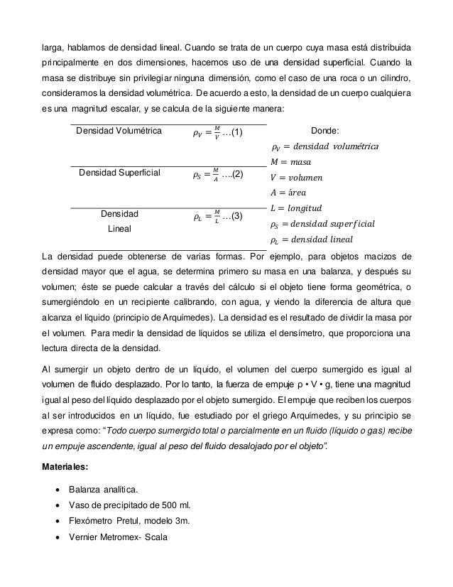 Practica 1 densidad volumétrica, superficial y lineal.