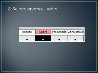 8.-Seleccionamos “sobre”.
 