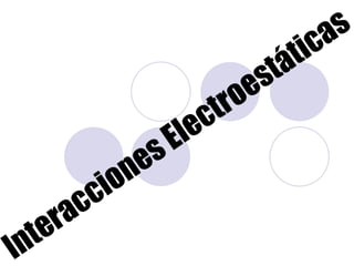 Interacciones Electroestáticas 