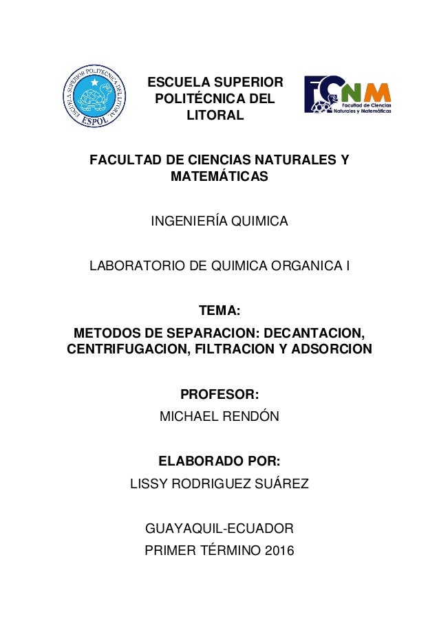 Tipos de filtración laboratorio