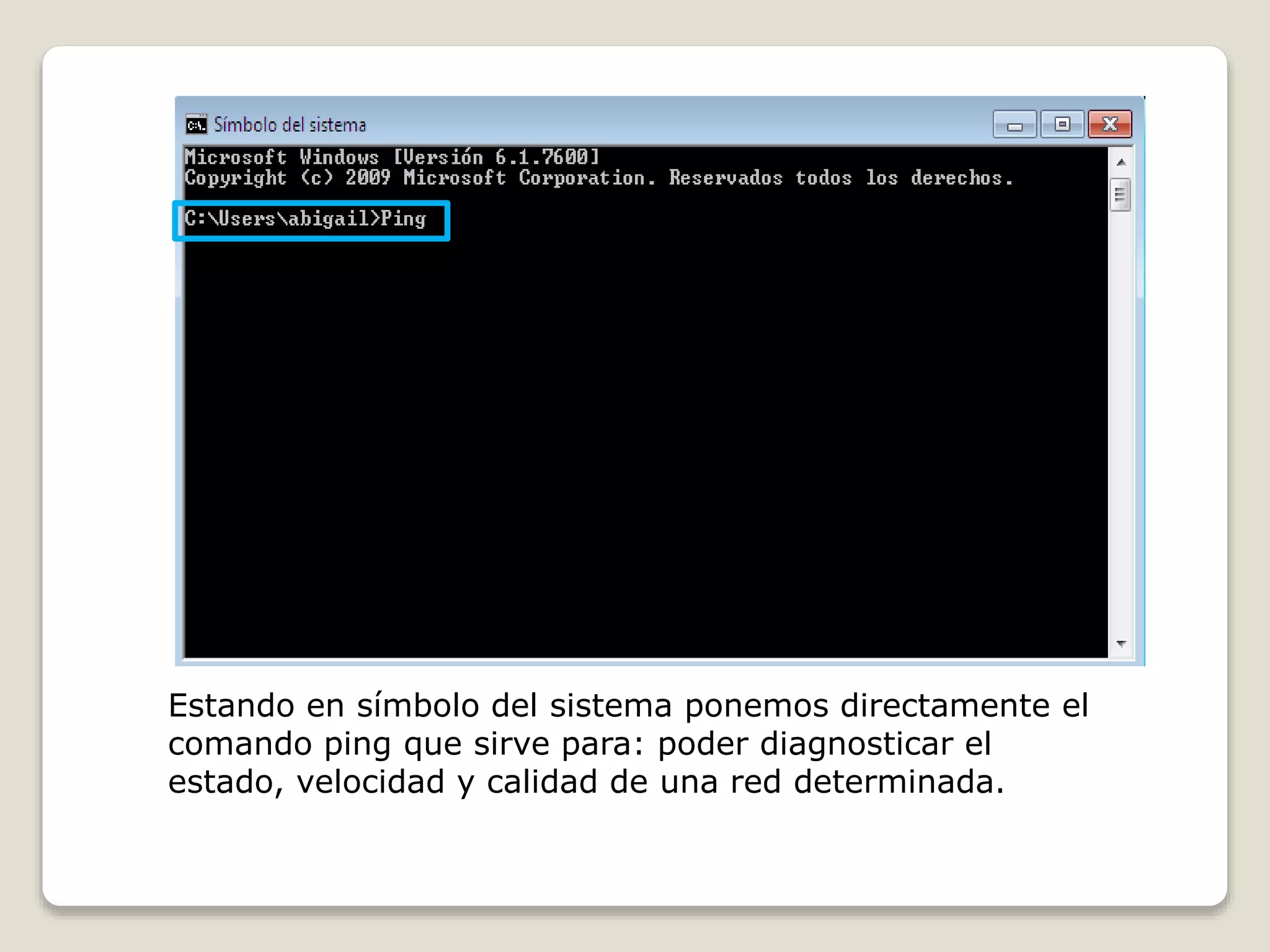 COMANDO PING | PPTX | Computer Networking | Computing