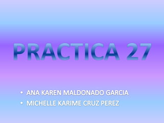 Practica 27