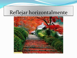Reflejar horizontalmente
 