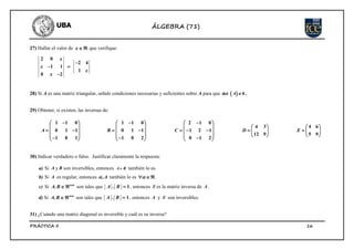 Practica 2 matrices 2018 | PDF