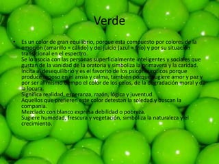 Psicología de colores