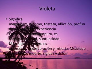 Psicología de colores