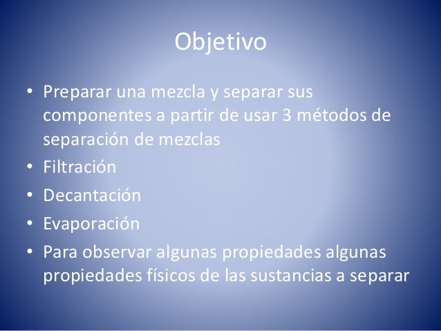 Practica 3 separación de mezclas