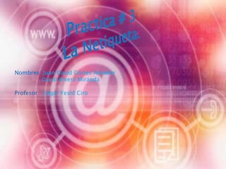 Integrantes: David Rivera Miranda
Juan David Cortes Amador.
Profesor: Edgar Yesid Ciro.
Grado:
Nombres: Juan David Cortes Amador
David Rivera Miranda
Profesor: Edgar Yesid Ciro
 