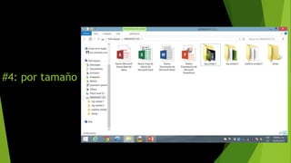 #4: por tamaño
 