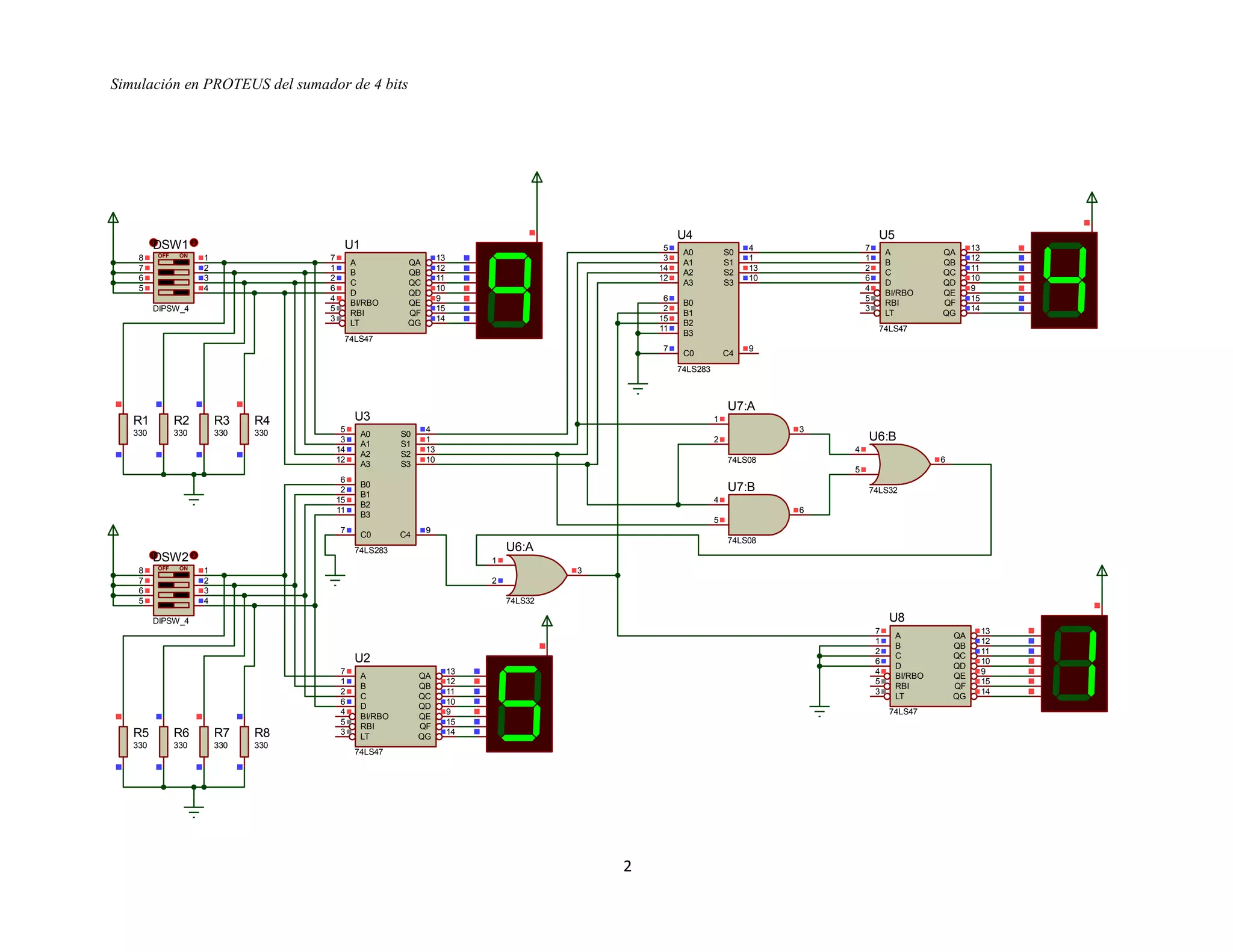Sumador Arduino Codigo Sumador de 4 bits | PDF