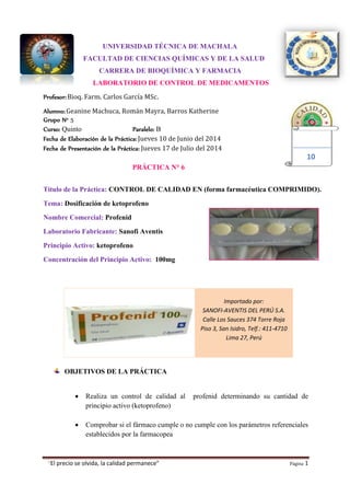 Ketoprofeno Que Familia Es