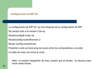La Pide Rip Reporte practica 6 | PPT