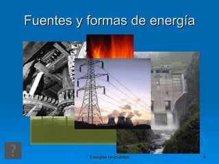 Fuentes y formas de energía 