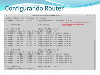 Configurando Router
 