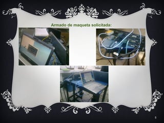 5
Armado de maqueta solicitada:
 