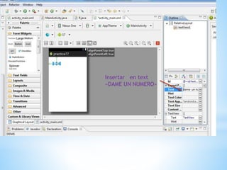 Insertar en text
«DAME UN NUMERO»
 