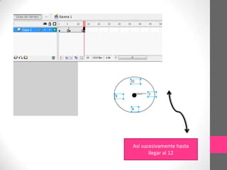 Así sucesivamente hasta
       llegar al 12
 
