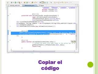 Copiar el
código
 