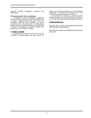 Convertidor Analógico Digital. CAD - ADC - Electrónica Unicrom