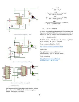 MUX-DEMUX 2 a 1 | PDF