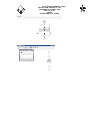 INSTITUCIÓN EDUCATIVA GABRIELA MISTRAL
SERVICIO NACIONAL DE APRENDIZAJE – SENA
INTEGRACIÓN SENA – EDUCACIÓN MEDIA
RESOLUCIÓN N° 01047
07:09:2010
BELÉN DE LOS ANDAQUÍES - CAQUETÁ
 