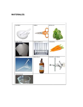 MATERIALES:
 