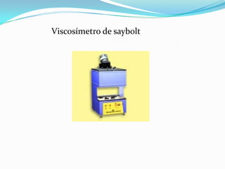 Viscosímetro de saybolt