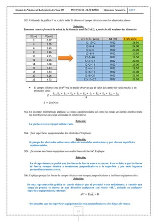 Potencial Eléctrico y superficies equivalentes | PDF