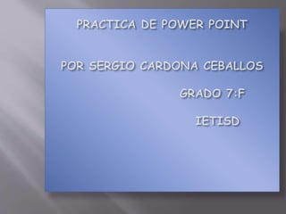 Practica de power point