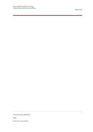 Practica de word I bimestre