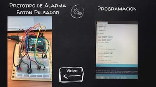Prototipo de Alarma
Boton Pulsador
Programacion
Video
 