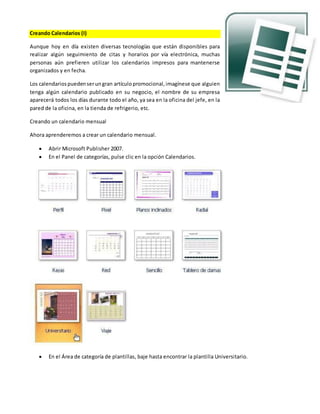 Publisher - Calendarios, Diplomas y Tarjetas
