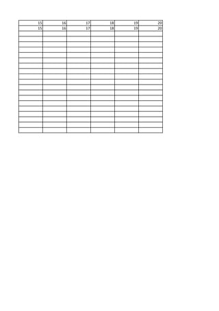 15 16 17 18 19 20
15 16 17 18 19 20
 